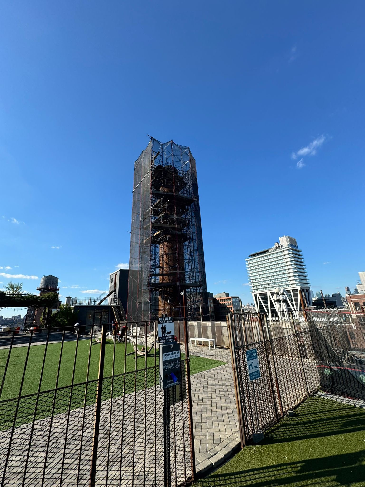 Industrial Chimney Scaffolding & Access System Installation